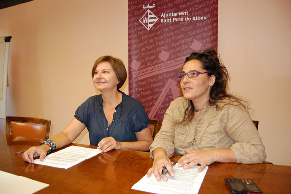 Ajt Sant Pere de Ribes. Abigail Garrido i Bàrbara Scuderi