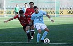 Pitu al partit disputat entre el CF Vilanova i la Pobla de Mafumet