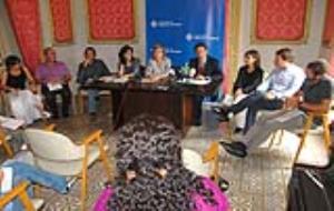 Tots els regidors han estat presents a la roda de premsa