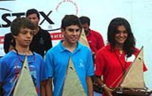 Guanyadors categoria Infantil, Pepe Sanchez-Runde (2º), Emilio Murillo (1º) i Nocile Marquez (3º)