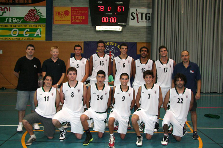 VD. Plantilla del Sénior B del CB Sitges 2011-2012