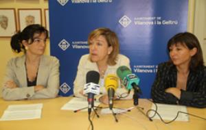Ajt Vilanova i la Geltrú. Ariadna Llorens, Neus Lloveras i Glòria Garcia