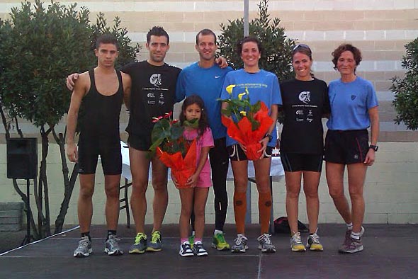 VD. Podium de la I Cursa Popular de Sant Pere de Ribes