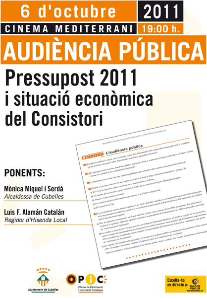 VD. Audiència pública deconomia