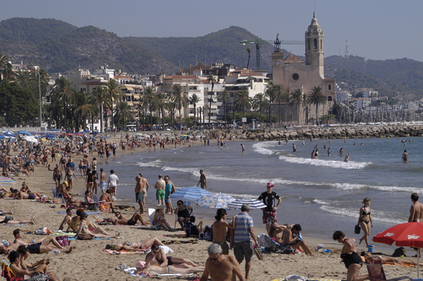Turisme de Sitges. Platja de Sitges