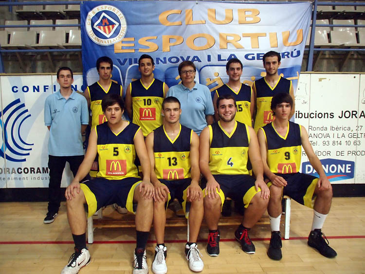 Imatge de l'equip sub 21 de bàsquet masculí