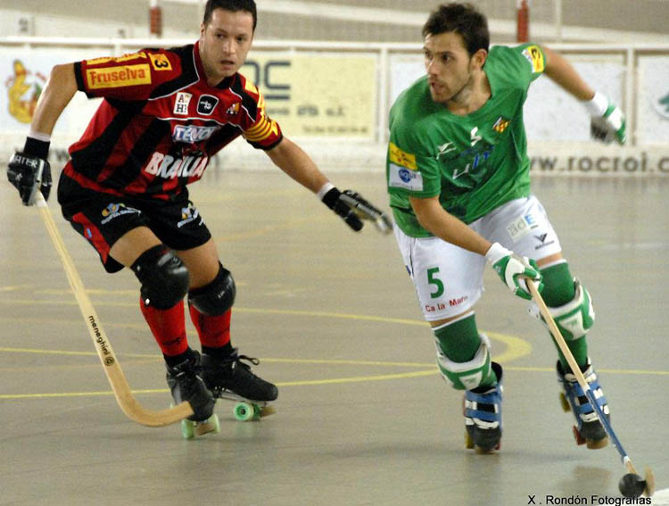 X. Rondón. Imatge del darrer duel entre Vilanova i Reus