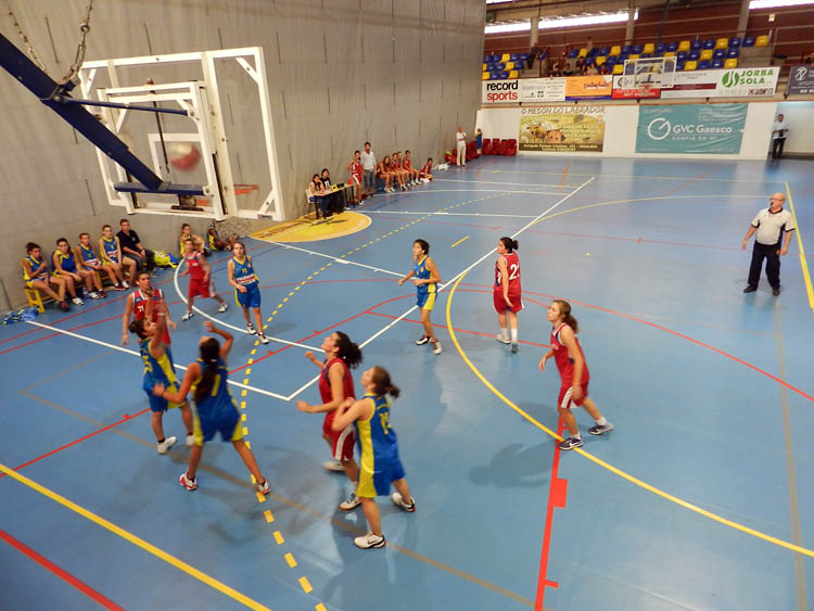 F. Martínez. Cadet femení A del CB Samà