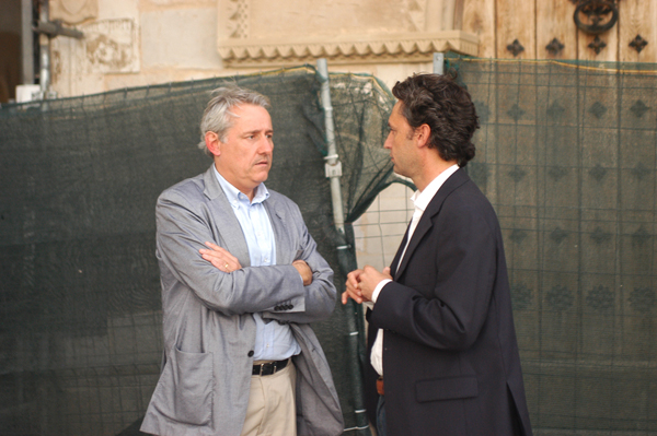 Ajt Sitges. El vicepresident tercer de la Diputació, Josep Llobet, i el primer tinent d’alcalde de l’Ajuntament de Sitges, Jorge Carretero