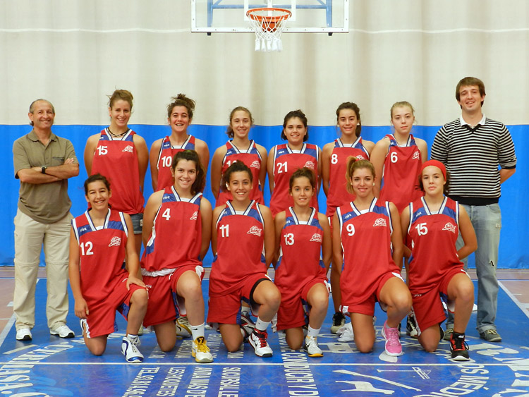 F. Martínez. Cadet femení A del CB Samà