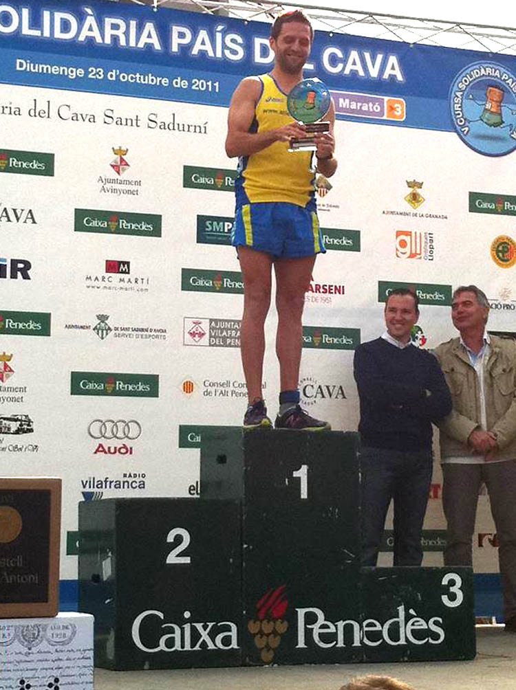 VD. Dani Serra al podium