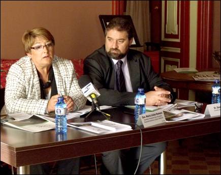 CCGarraf. Maria Lluïsa Romero, Consellera de Cultura i Patrimoni, i David García, conseller delegat de cultura