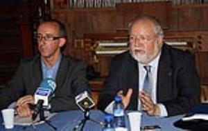 Diputació de Barcelona. L'alcalde de Sitges i el president de la Diputació