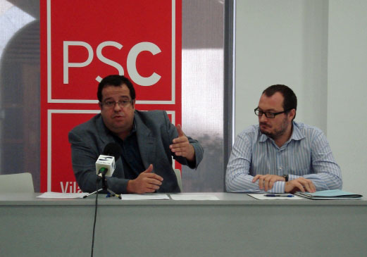PSC. Joan Ignasi Elena i Juan Luís Ruíz