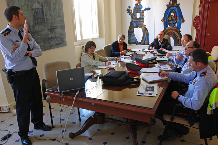 Ajt Sitges. Junta local de seguretat de Sitges
