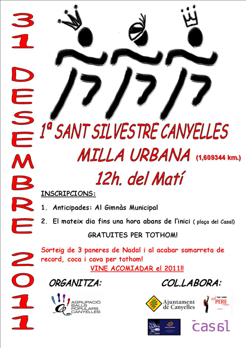VD. Primera cursa Sant Silvestre de Canyelles