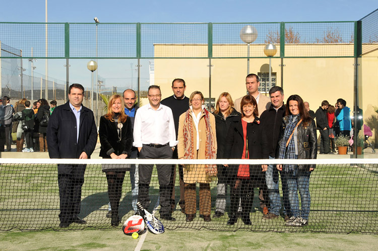 Montse Torrado. Inauguració de les pistes de Padel