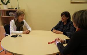 Ajt Vilanova i la Geltrú. Lloveras es reuneix amb la directora de Serveis Territorials d'Ensenyament
