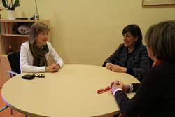 Ajt Vilanova i la Geltrú. Lloveras es reuneix amb la directora de Serveis Territorials d'Ensenyament