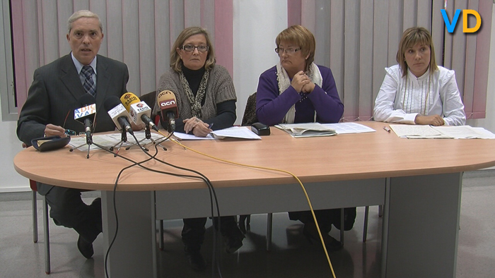 Redacció. Roda de premsa de EC, PSC i CiU