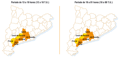 VD. Alerta per l'onada de fred i la previsió de nevades
