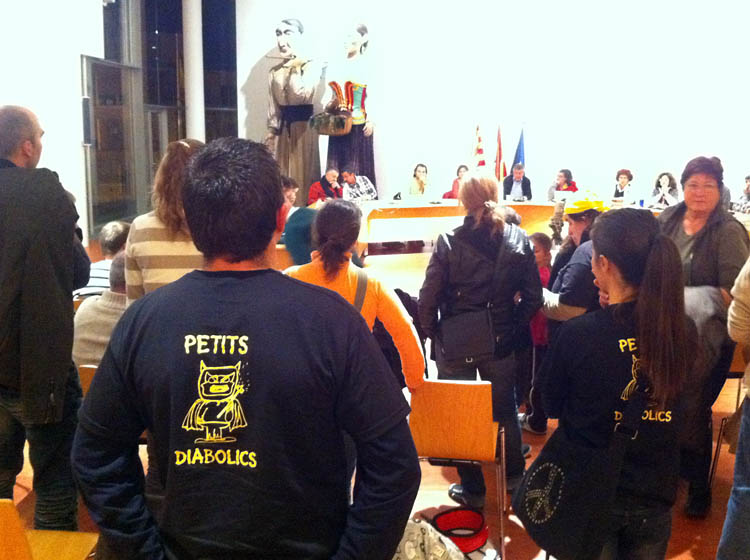 VD. Manifestació a l'últim ple
