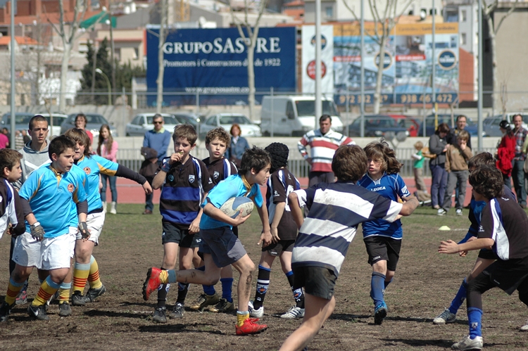 VD. Imatge d'un partit de l'equip infantil