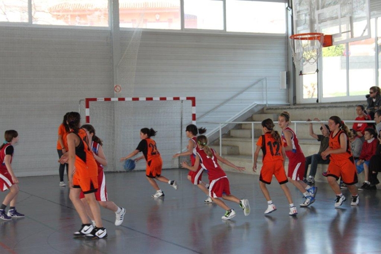 E. Albiol. Detall del partit del Mini Femení A del Samà