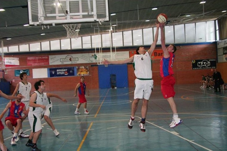 Imatge d'arxiu d'un partit del Sitges sènior masculí, ara fa un any