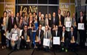 Imatge dels premiats 2012