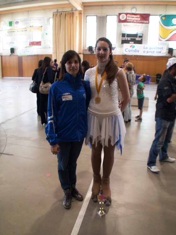 VD. Bachero, amb la seva entrenadora
