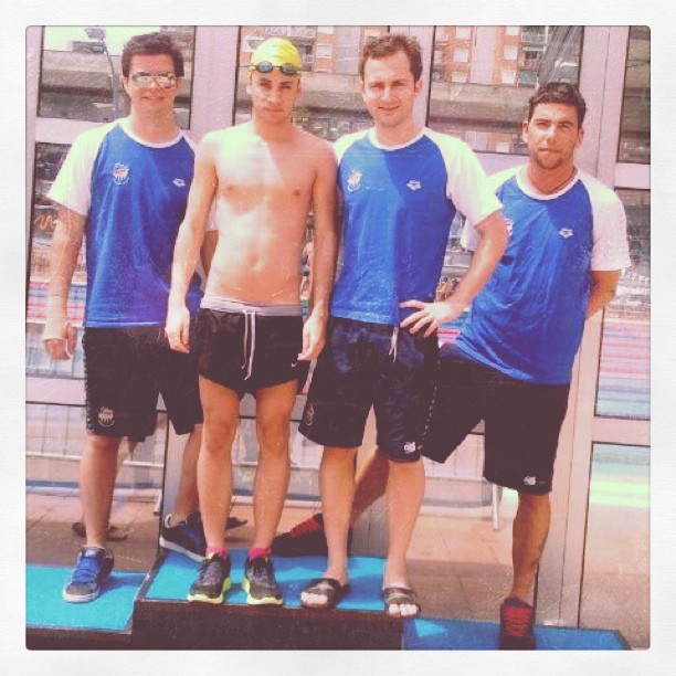 VD. Imatge d'alguns dels nedadors vilanovins