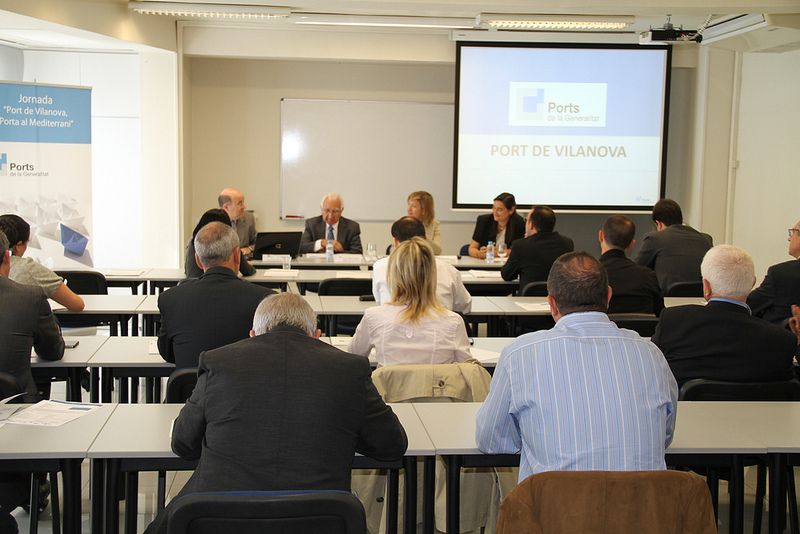 Ajt Vilanova i la Geltrú. Promocionen el port de Vilanova a Lleida