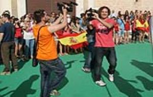 David Bisbal a Sitges durant el rodatge