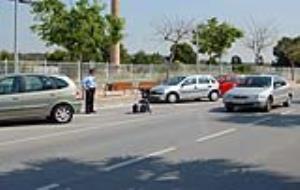 Ajt Sant Pere de Ribes. Control de velocitat de la policia local de Sant Pere de Ribes