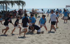 Detall de la jornada a la platja
