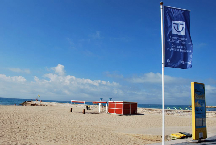 Ajt Sitges. Les platges de Sitges, reconegudes amb el distintiu de qualitat Sicted 