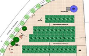 VD.  Plànol de l'hort urbà de l'avinguda Rocacrespa 