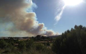 Incendi al Parc del Foix