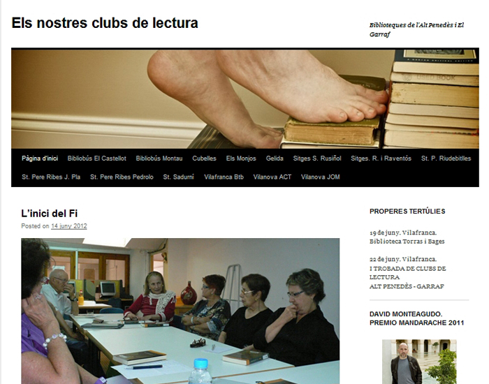 VD. I Trobada de clubs de lectura de les biblioteques de l’Alt Penedès i el Garraf 