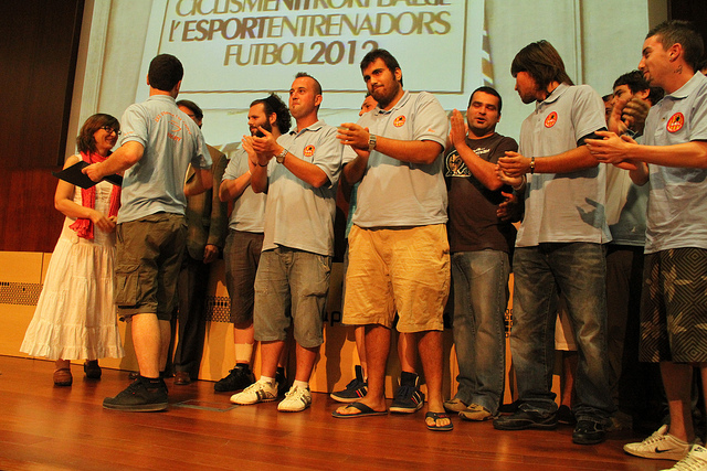 VD. Representants del SEL, recollint el premi