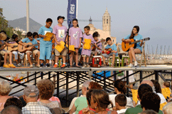 Ajt Sitges. La música de Sitges surt al carrer en la celebració del Dia Internacional de la Música 