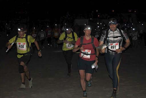 VD. Un dels equips, en plena cursa