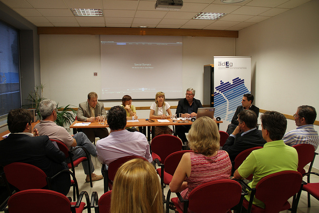 VD. Imatge de la presentació a la seu de l'ADEG