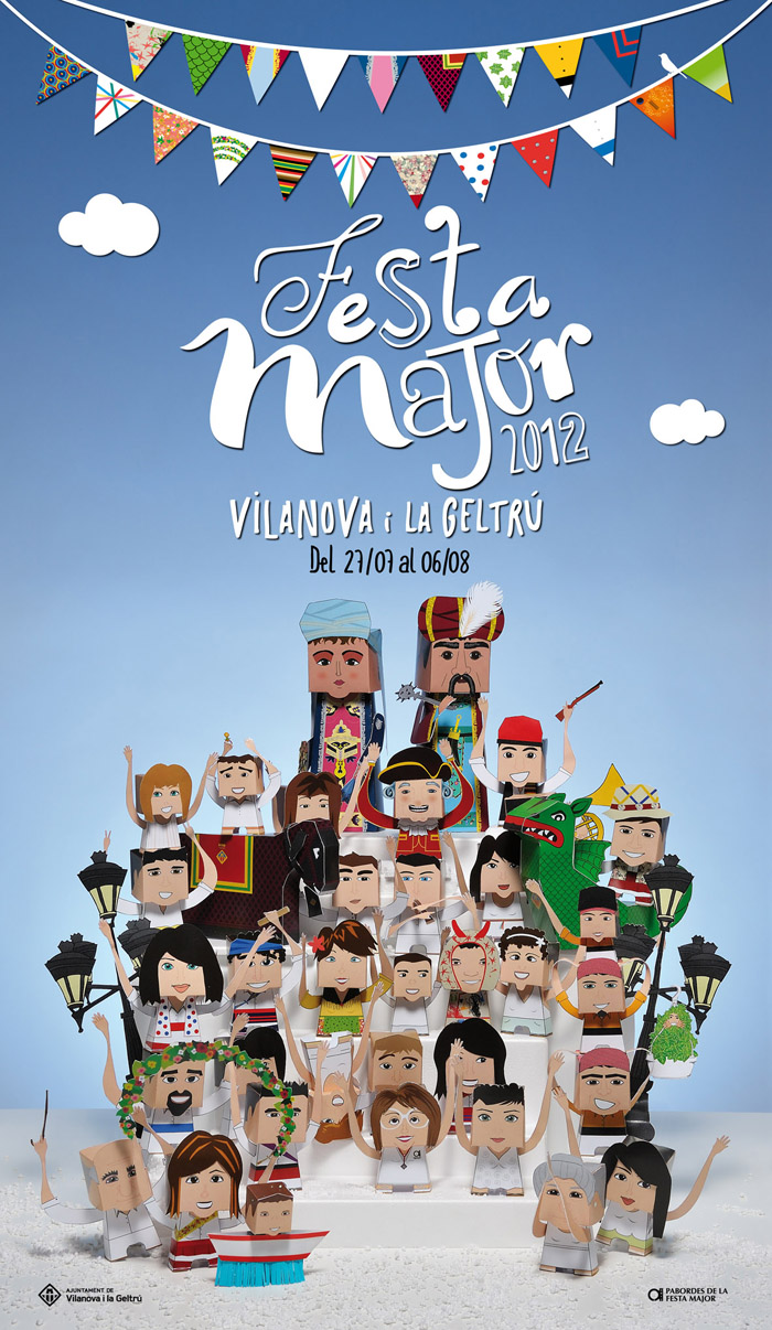 Xuria García. Cartell de la Festa Major 2012