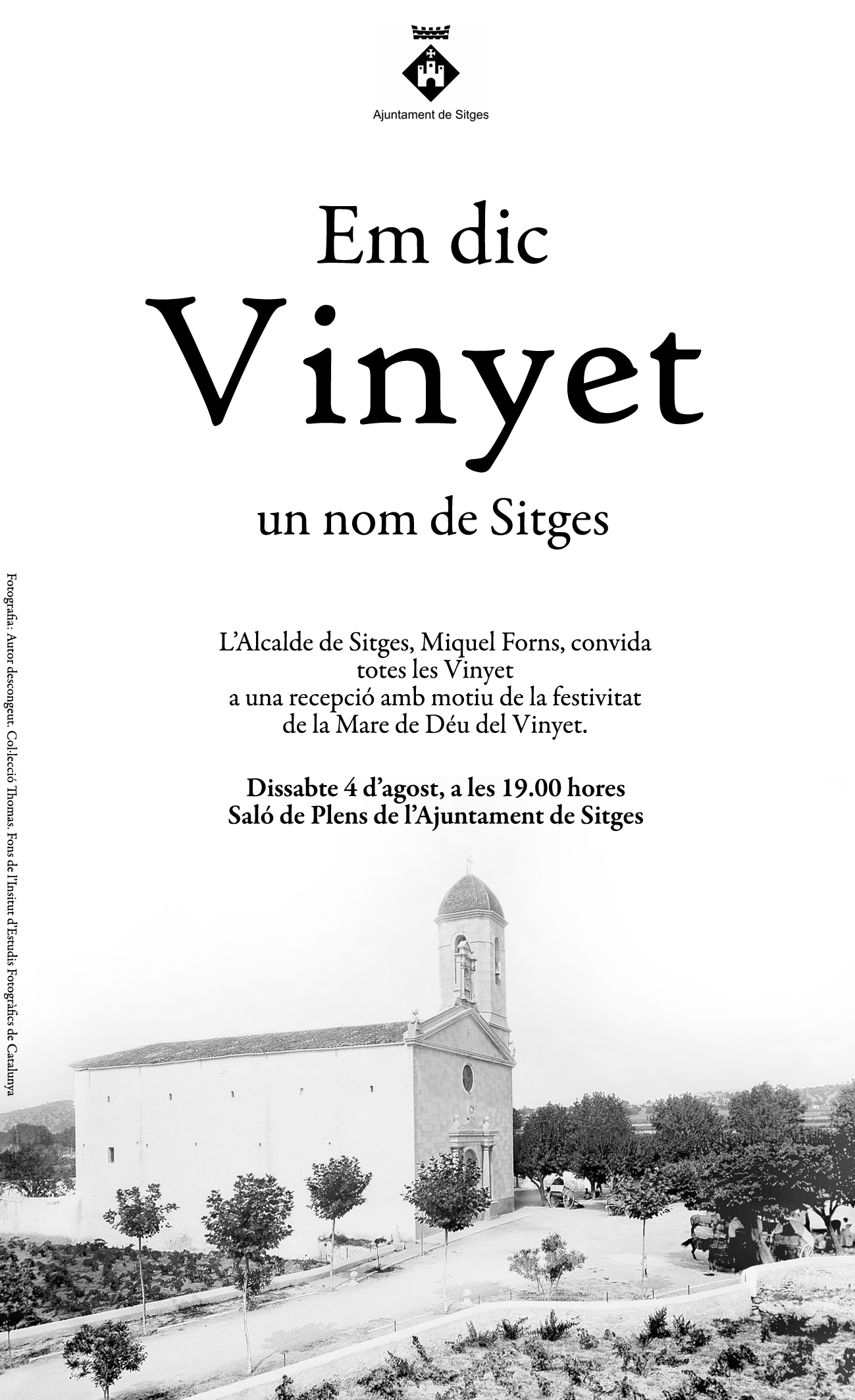 Celebració de la Mare de Déu del Vinyet de Sitges