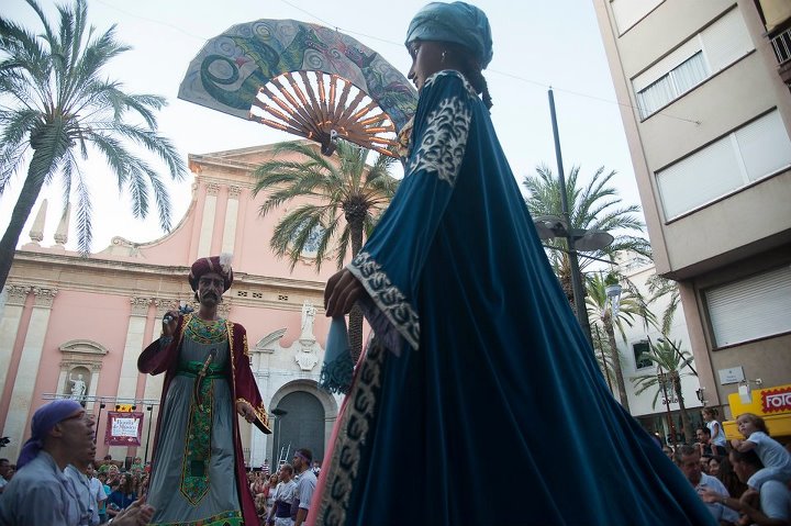 María García. Els gegants ja dormen a l'Ajuntament