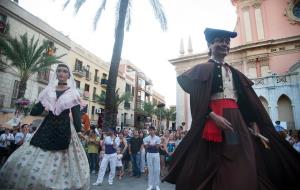 Els gegants ja dormen a l'Ajuntament