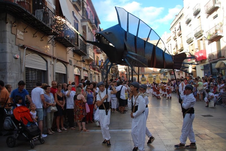 Maite Gomà. Detall de la cercavila