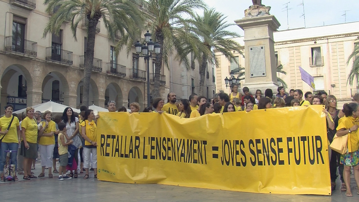 VD. El curs comença amb protestes del professorat